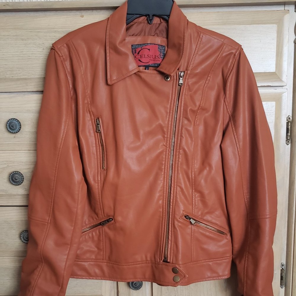 Faux Leather Style Jacket